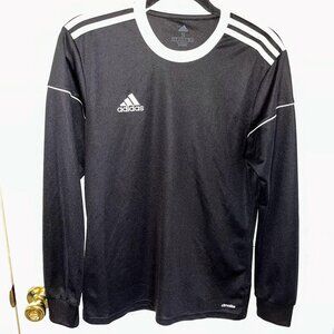 Adidas Men's Black Long-Sleeve Climalite Top | Size Small | NWOT